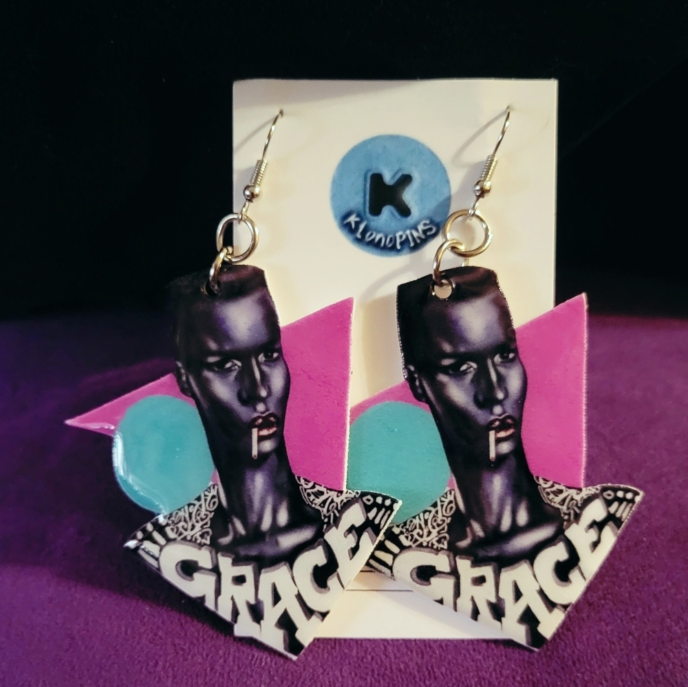 Grace Jones Tribute Earrings